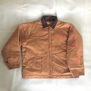 CornerStone Mens Long Sleeve Workwear Duck Cloth Work Jacket Size XL  w/Pockets